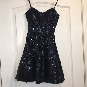 Sequin homecoming dress